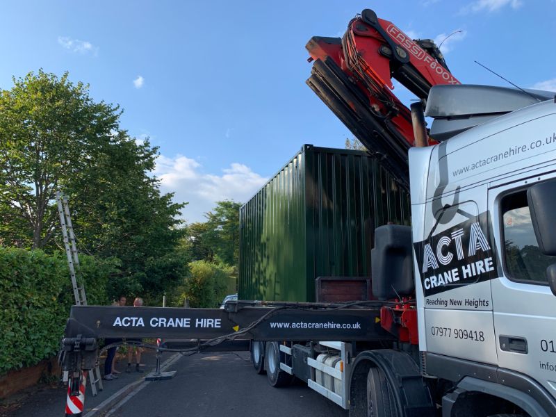 ACTA Crane Hire Vehicle legs out
