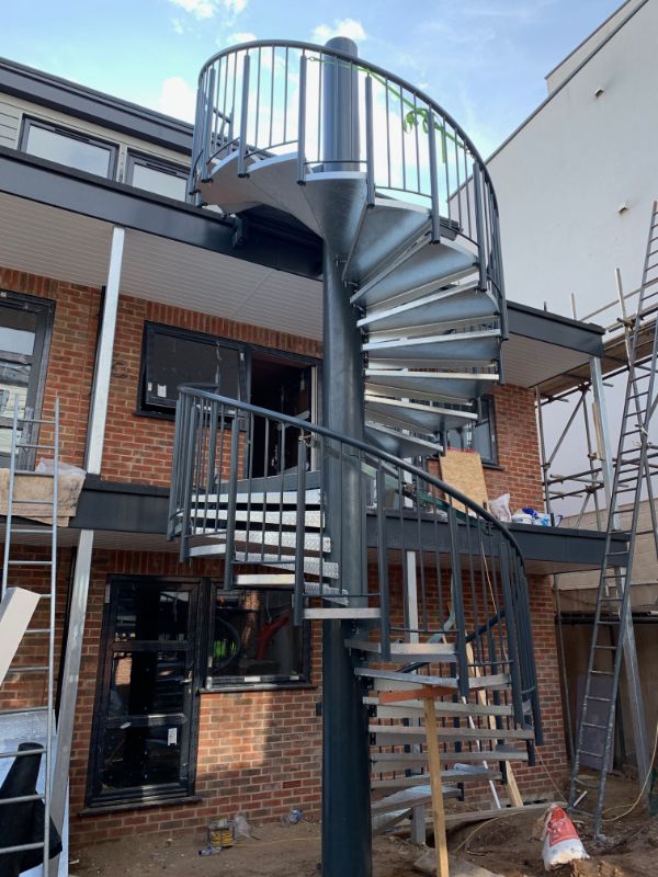 Staircase in place ACTA Crane Hire